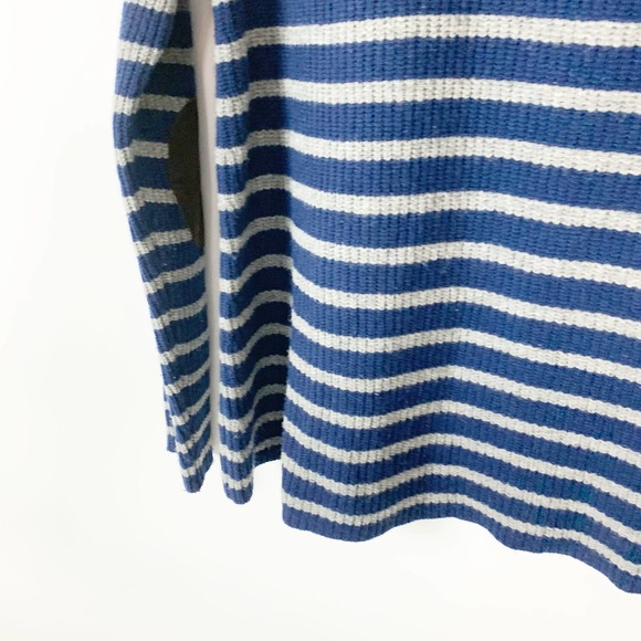 Madewell Elbow Patch Stadium Stripe Sweater Medium - Picture 5 of 7